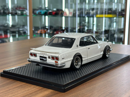 1/18 Resin Model Nissan Skyline 2000 GT-R KPGC10 White