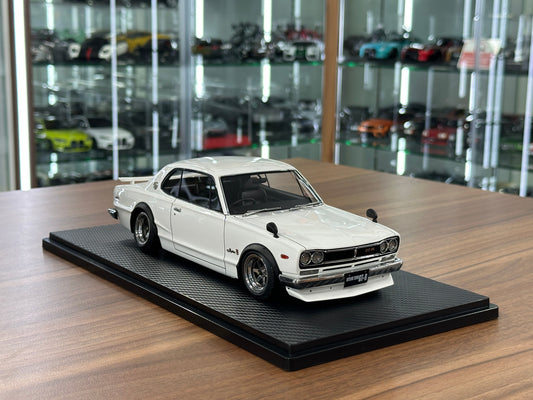 1/18 Resin Model Nissan Skyline 2000 GT-R KPGC10 White