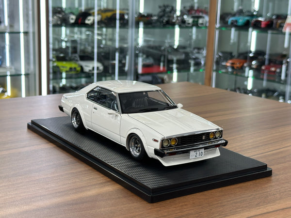1/18 Resin Ignition Model Nissan Skyline 2000 GT-ES C210 – White🚨