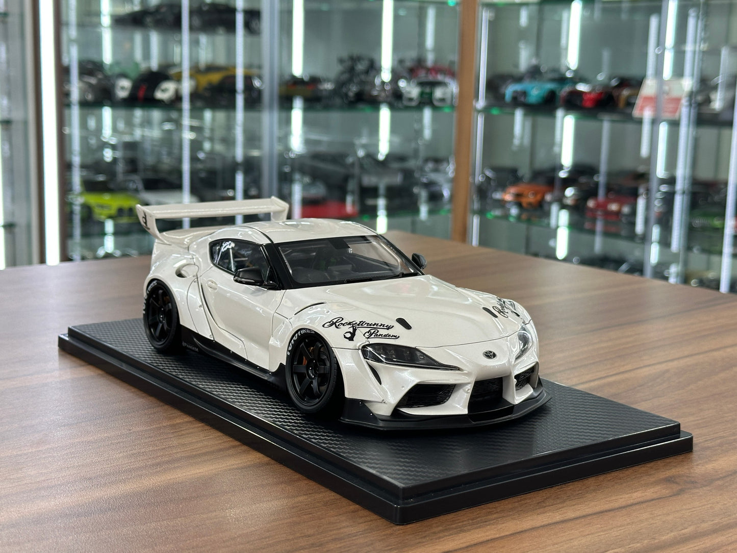 1/18 Resin Ignition Model Toyota Supra A90 Pandem – Pearl White