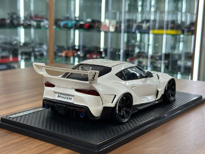 1/18 Resin Ignition Model Toyota Supra A90 Pandem – Pearl White