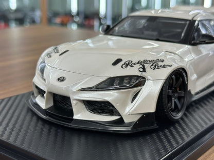 1/18 Resin Ignition Model Toyota Supra A90 Pandem – Pearl White