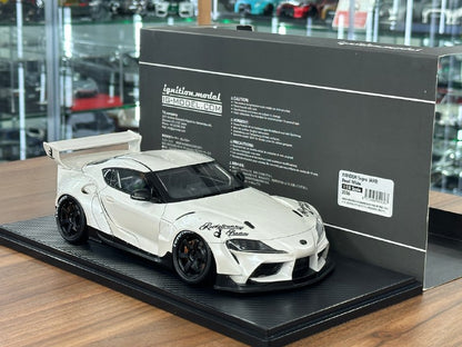 1/18 Resin Ignition Model Toyota Supra A90 Pandem – Pearl White