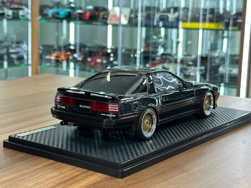 1/18 Resin Ignition Model Toyota Supra 3.0 GT LIMITED MA70 – Black