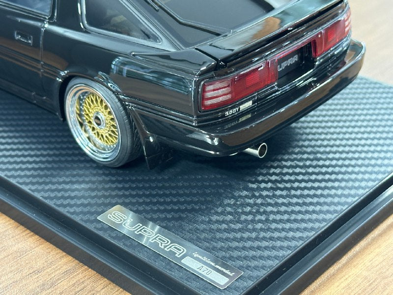 1/18 Resin Ignition Model Toyota Supra 3.0 GT LIMITED MA70 – Black