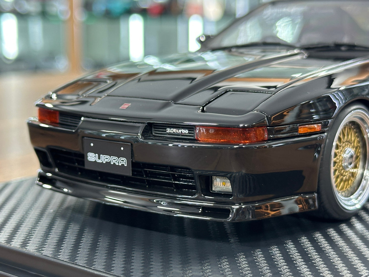1/18 Resin Ignition Model Toyota Supra 3.0 GT LIMITED MA70 – Black