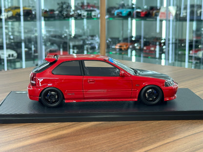 1/18 Resin Ignition Model Honda Civic EK9 Type R – Red