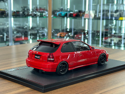 1/18 Resin Ignition Model Honda Civic EK9 Type R – Red