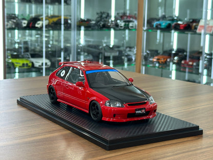 1/18 Resin Ignition Model Honda Civic EK9 Type R – Red