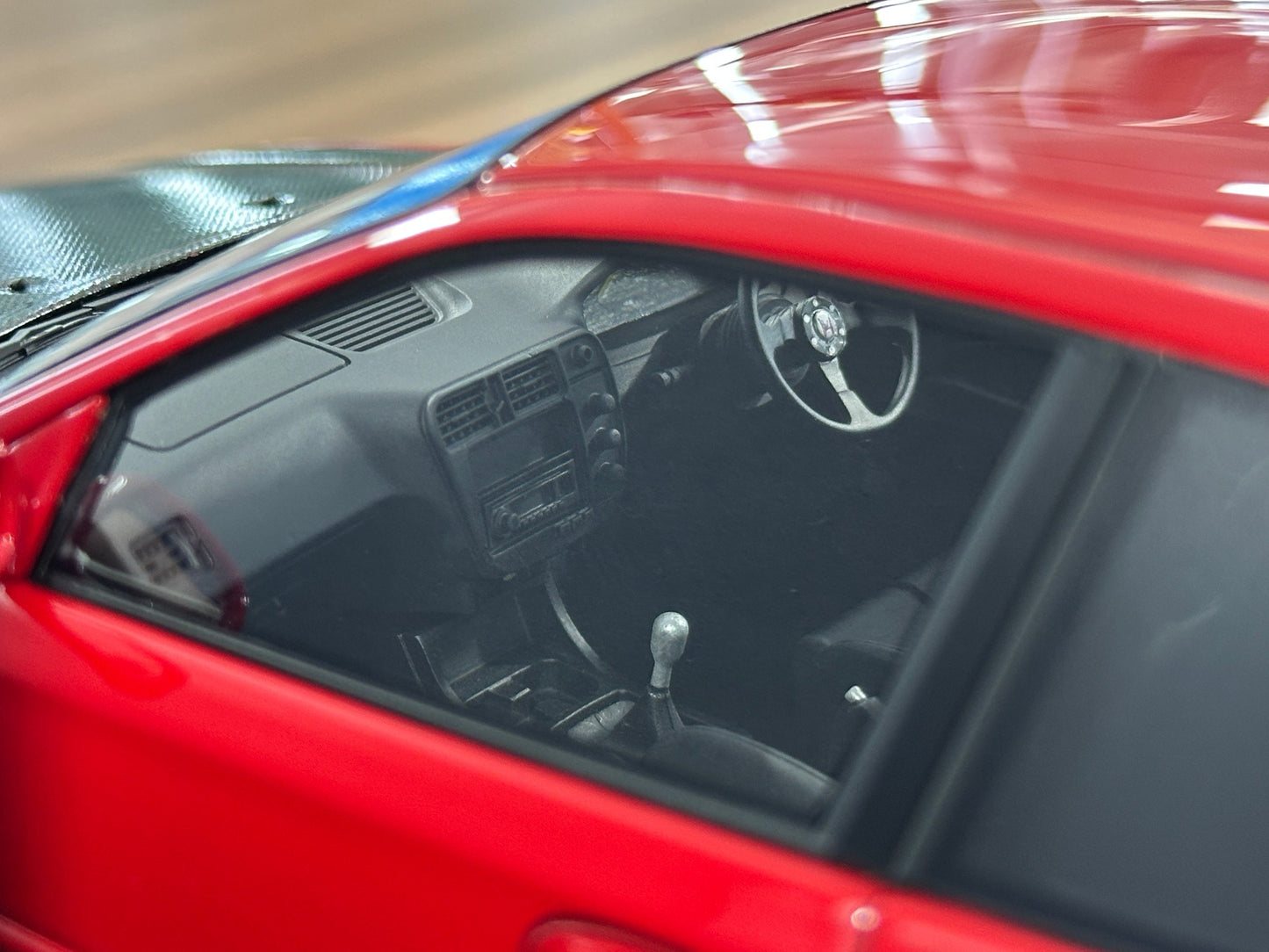 1/18 Resin Ignition Model Honda Civic EK9 Type R – Red