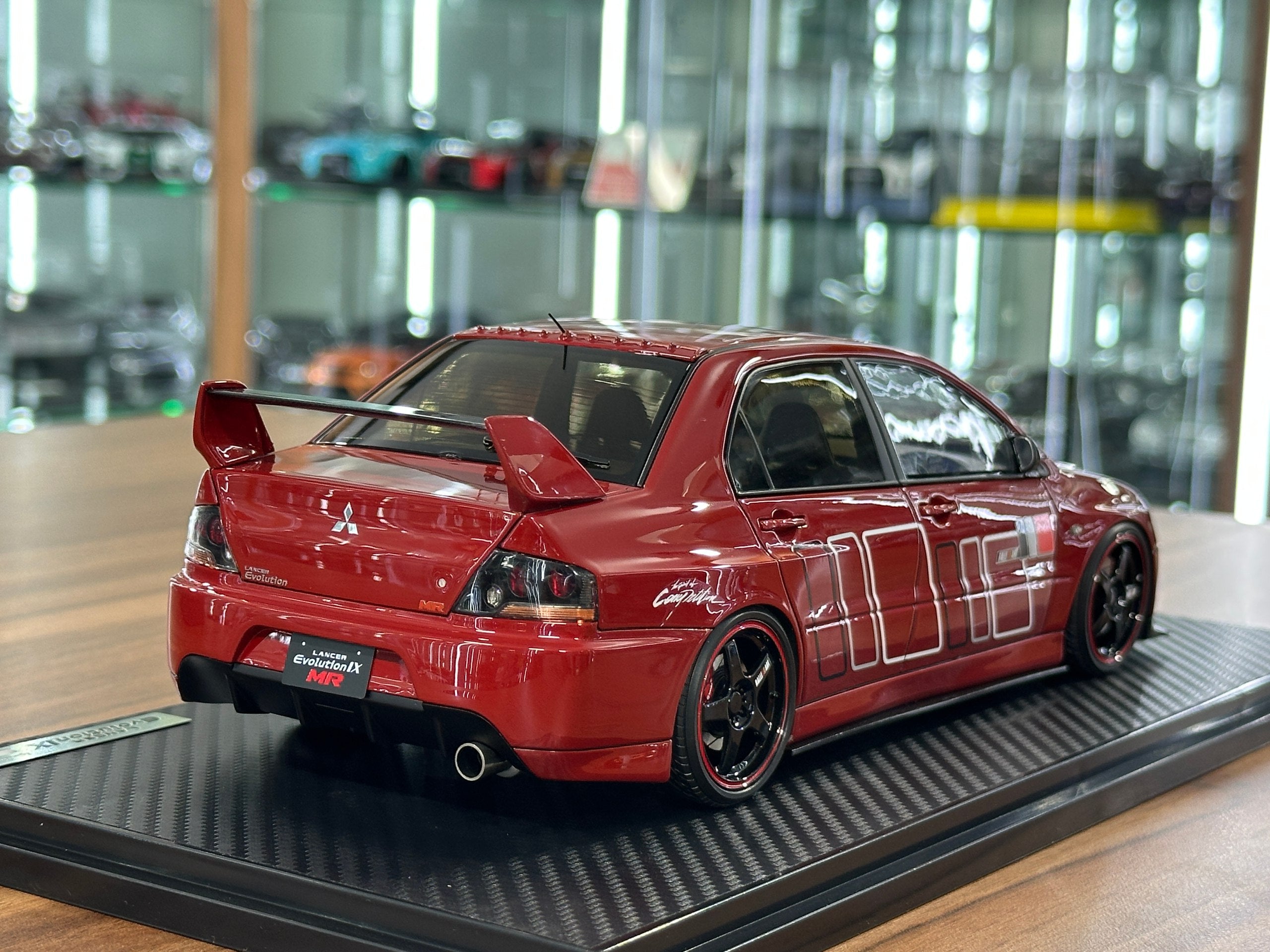 Mitsubishi Lancer Evo IX MR CT9A Red 1/18 Resin Model – dturman.com