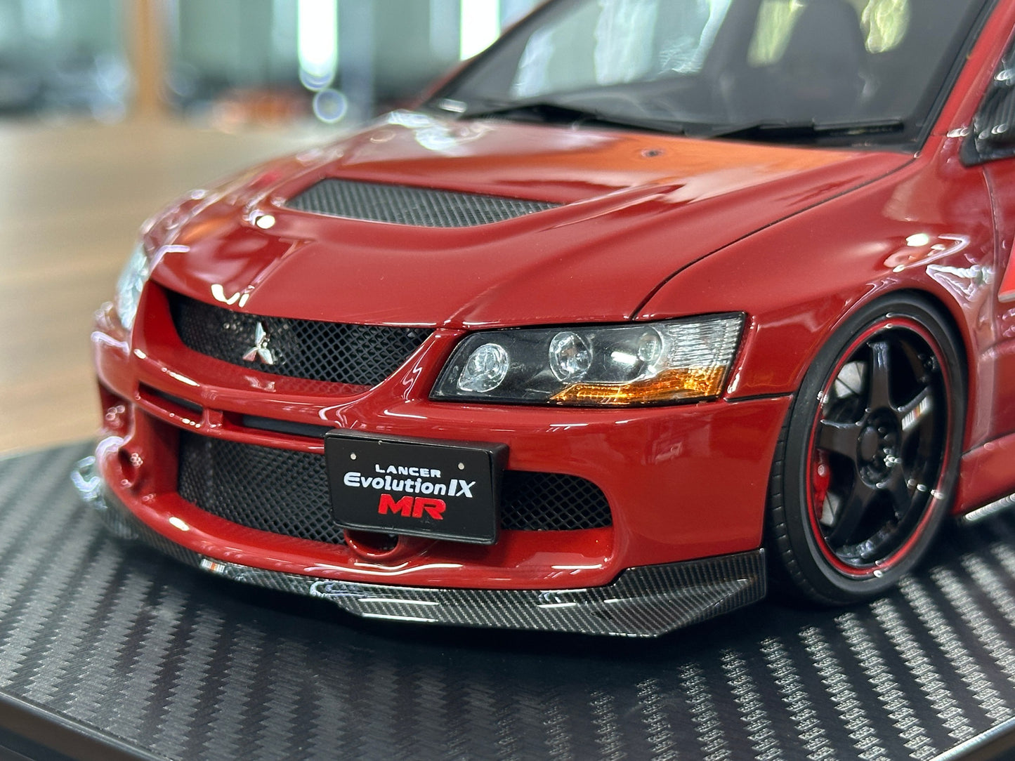 1/18 Resin Ignition Model Mitsubishi Lancer Evolution IX MR (CT9A) – Red