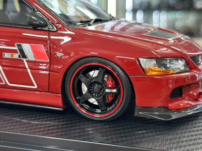 1/18 Resin Ignition Model Mitsubishi Lancer Evolution IX MR (CT9A) – Red