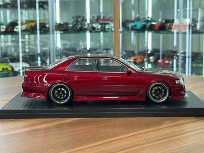 1/18 Resin Ignition Model Toyota Chaser VERTEX JZX100 – Red Metallic