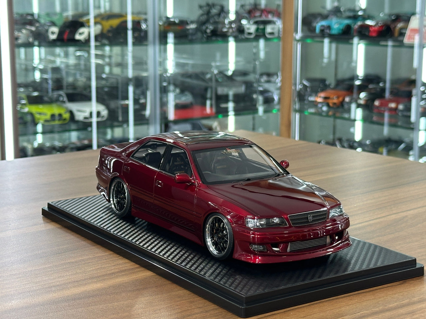 1/18 Resin Ignition Model Toyota Chaser VERTEX JZX100 – Red Metallic