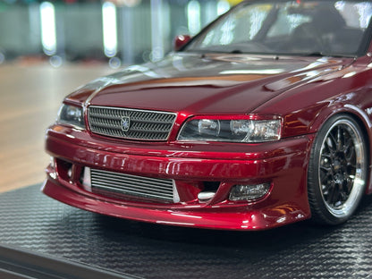 1/18 Resin Ignition Model Toyota Chaser VERTEX JZX100 – Red Metallic
