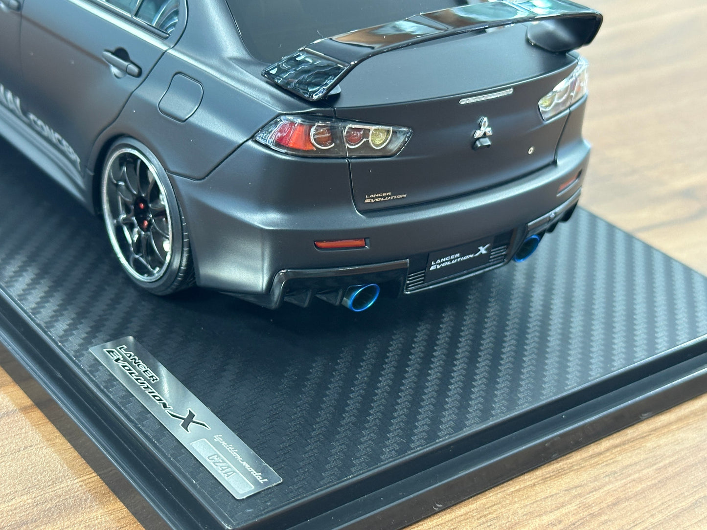 1/18 Resin Ignition Model Mitsubishi Lancer Evolution X CZ4A – Matte Black