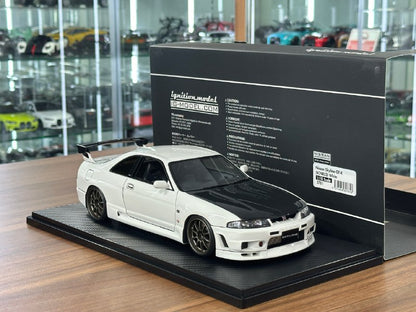 1/18 Resin Ignition Model Nissan Skyline GT-R BCN R33 – White
