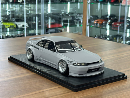 1/18 Resin Ignition Model Nissan Skyline GT-R BCN R33 Pandem – Matte Gray