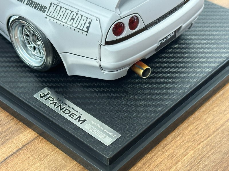 Nissan Skyline GT-R BCN R33 Pandem Matte Gray 1/18 Resin Model
