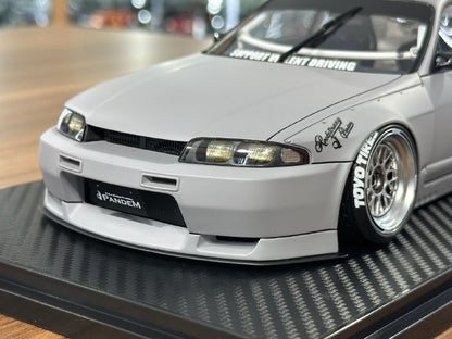 1/18 Resin Ignition Model Nissan Skyline GT-R BCN R33 Pandem – Matte Gray