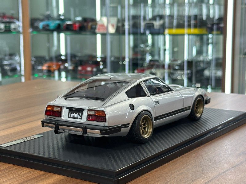 Nissan Fairlady Z S130 Silver 1/18 Resin Model – dturman.com