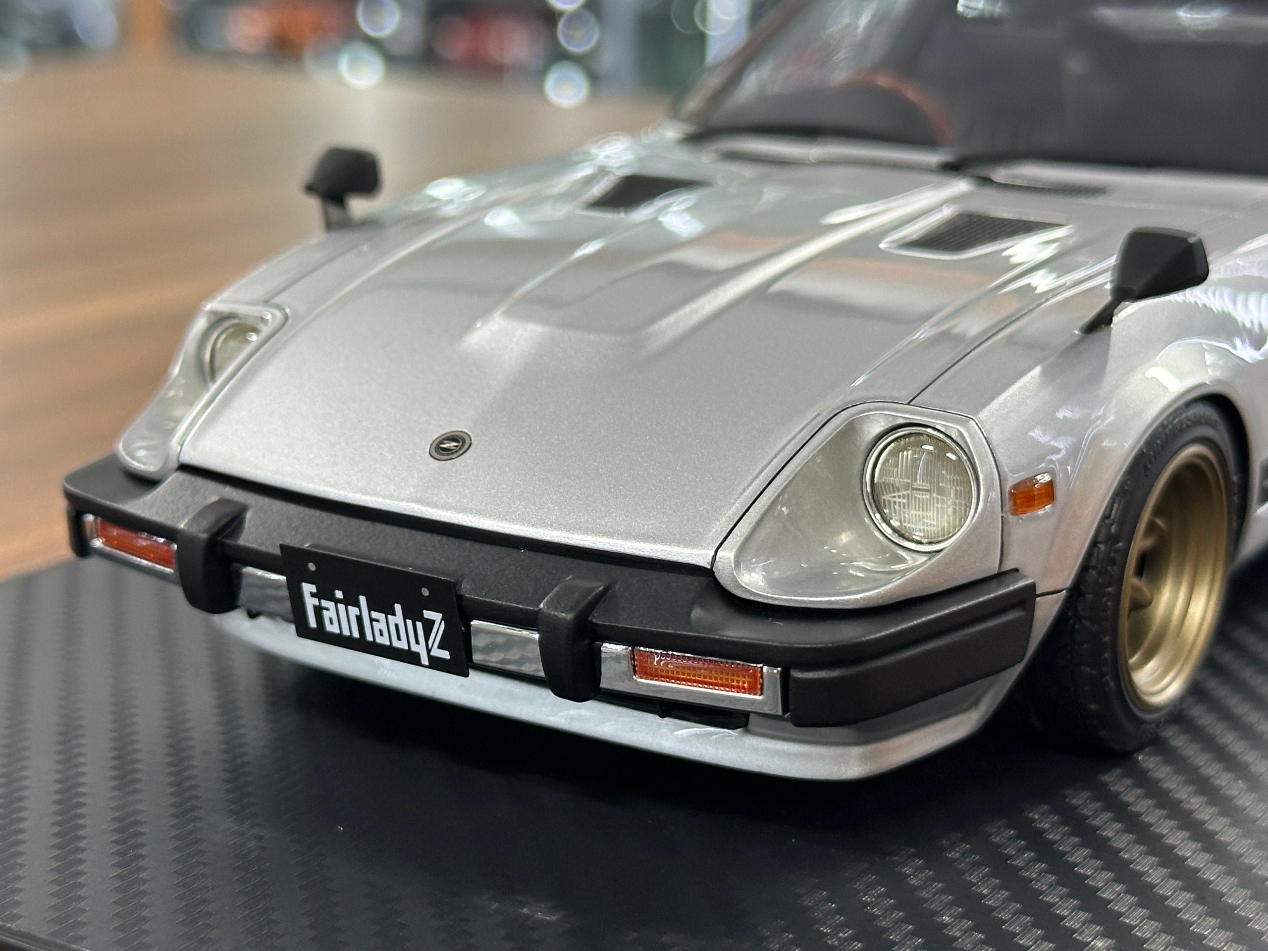 Nissan Fairlady Z S130 Silver 1/18 Resin Model – dturman.com