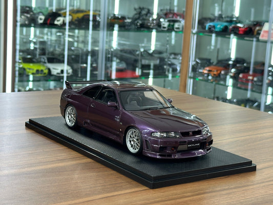 1/18 Resin Ignition Model Nissan Skyline GT-R BCN R33 – Midnight Purple