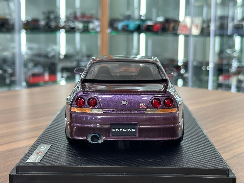 1/18 Resin Ignition Model Nissan Skyline GT-R BCN R33 – Midnight Purple