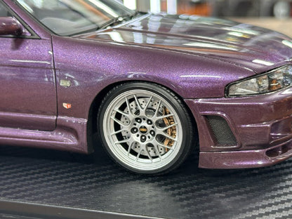 1/18 Resin Ignition Model Nissan Skyline GT-R BCN R33 – Midnight Purple
