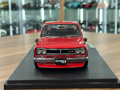 1/18 Resin Ignition Model Nissan Skyline 2000 GT-R KPGC10 – Red