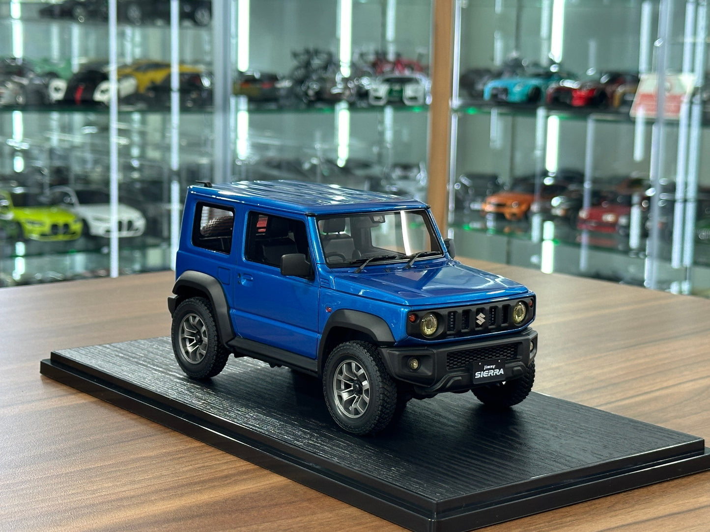 1/18 Resin Ignition Model Suzuki Jimny Sierra JC JB74W – Brisk Blue Metallic