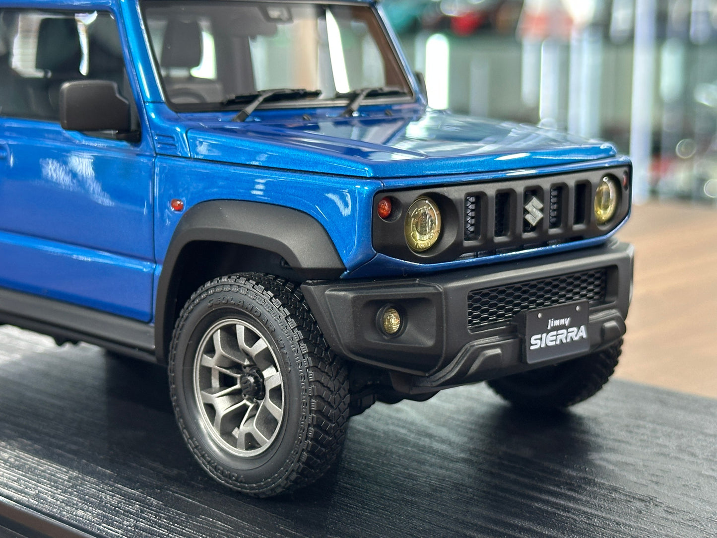 1/18 Resin Ignition Model Suzuki Jimny Sierra JC JB74W – Brisk Blue Metallic