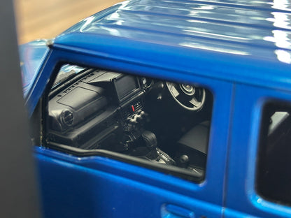 1/18 Resin Ignition Model Suzuki Jimny Sierra JC JB74W – Brisk Blue Metallic