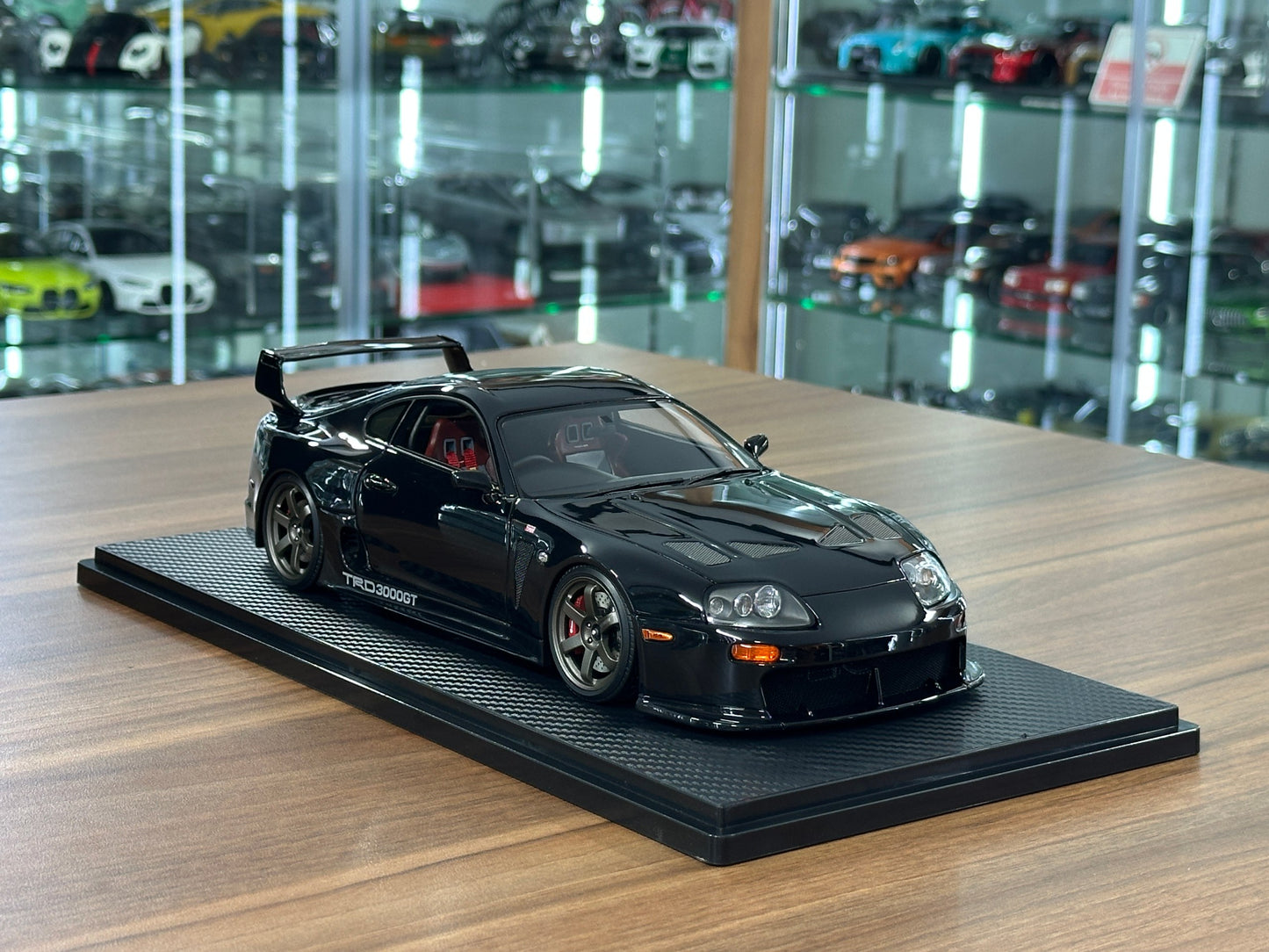 1/18 Resin Ignition Model Toyota Supra A80 TRD 3000GT – Black