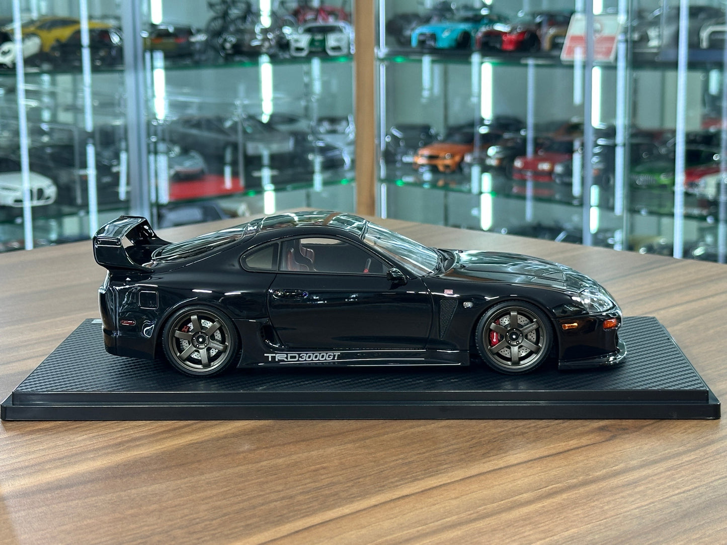1/18 Resin Ignition Model Toyota Supra A80 TRD 3000GT – Black