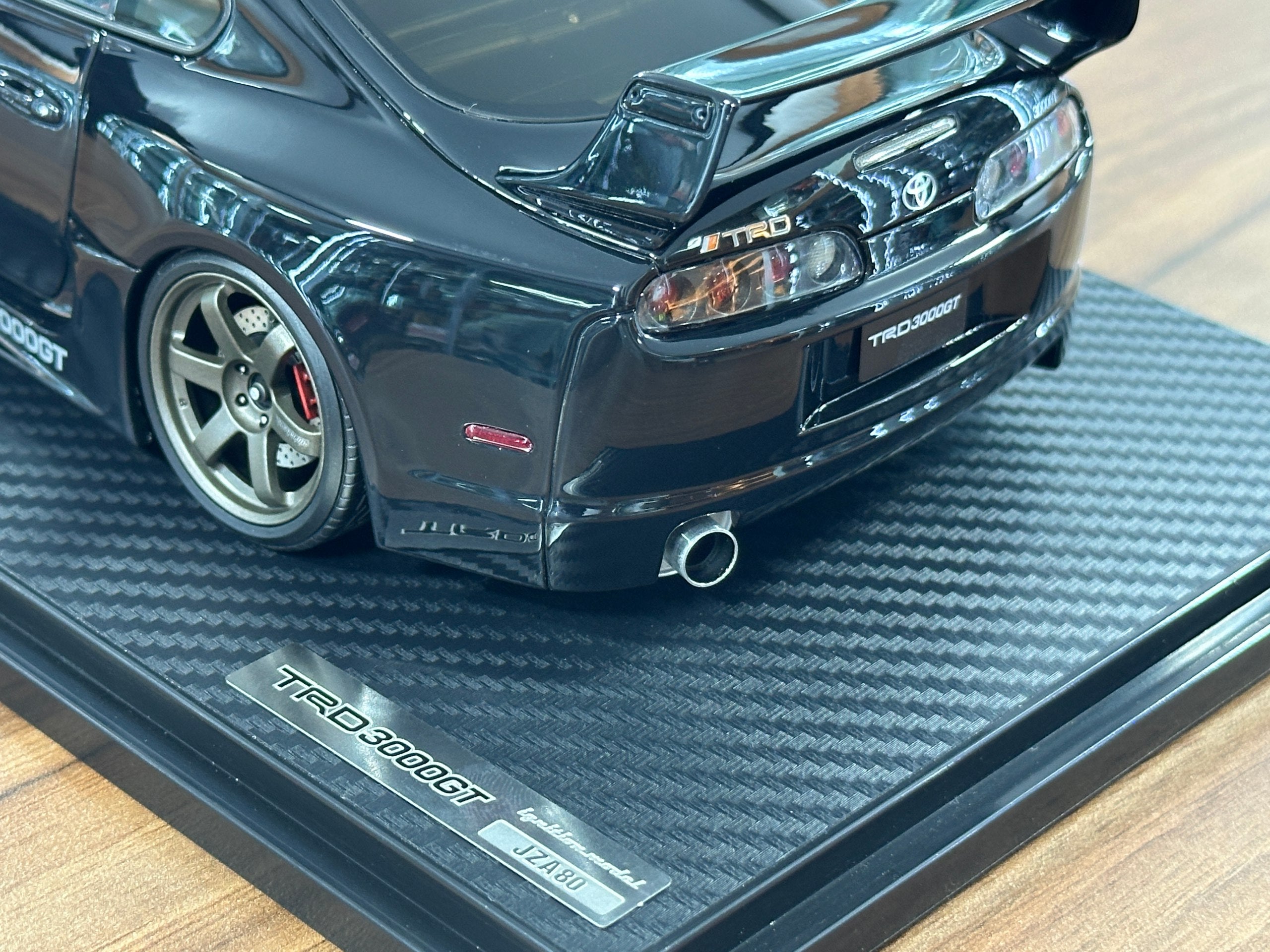 Toyota Supra A80 TRD 3000GT Black 1/18 Resin Model – dturman.com