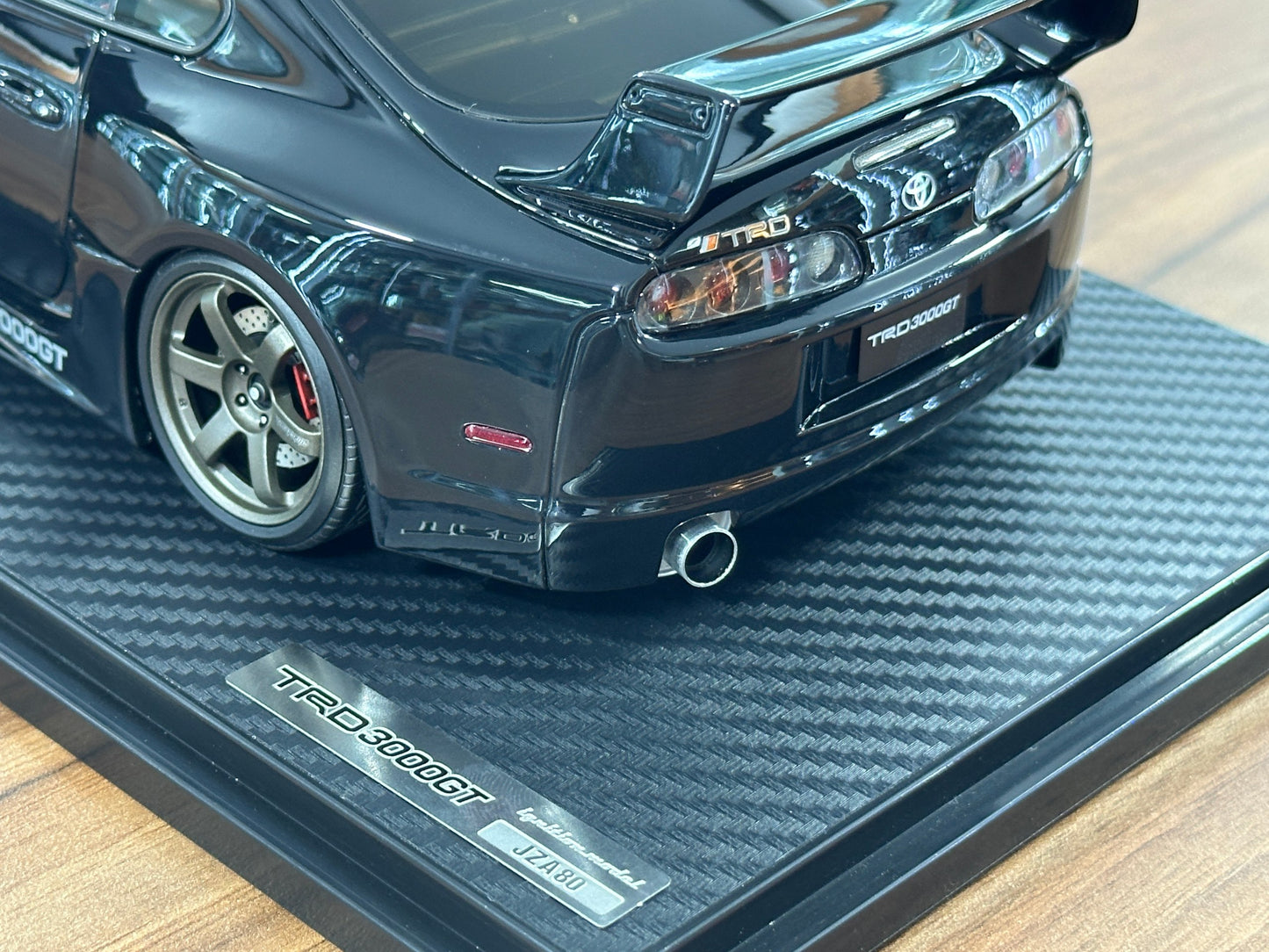 1/18 Resin Ignition Model Toyota Supra A80 TRD 3000GT – Black