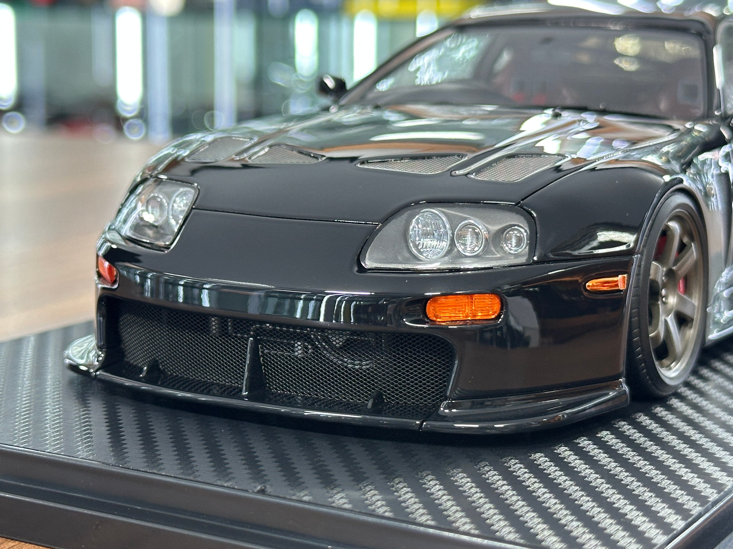 Toyota Supra A80 TRD 3000GT Black 1/18 Resin Model – dturman.com