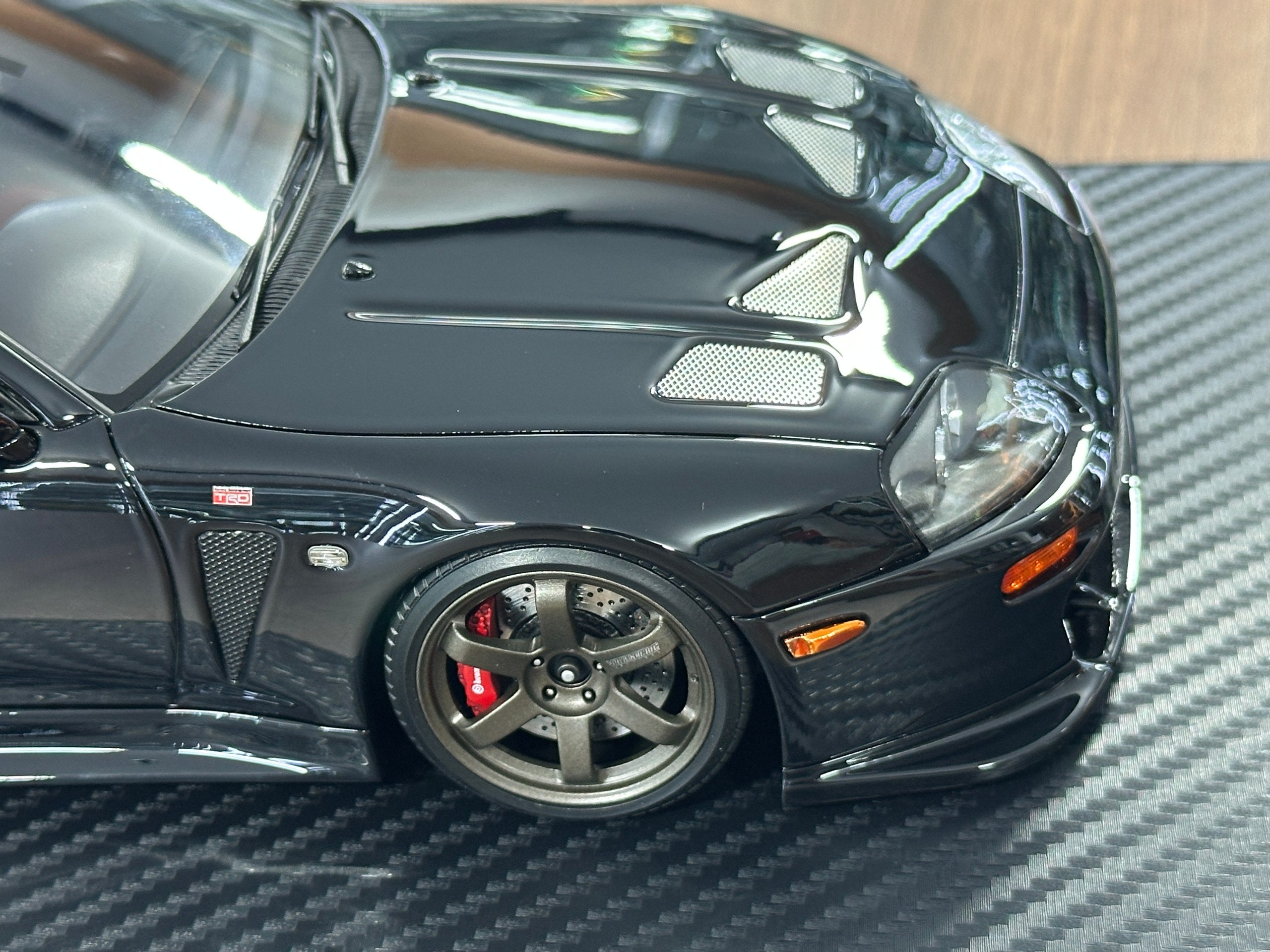 Toyota Supra A80 TRD 3000GT Black 1/18 Resin Model – dturman.com