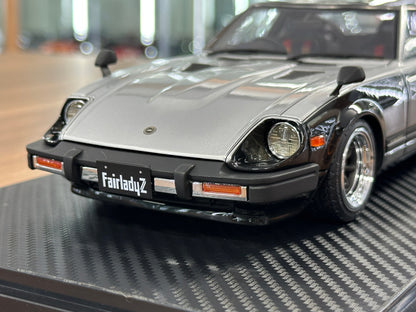 1/18 Resin Ignition Model Nissan Fairlady Z S130 – Black/Silver