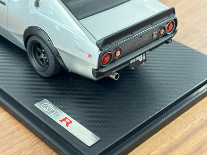 1/18 Resin Ignition Model Nissan Skyline 2000 GT-R KPGC110 – Silver Custom Ver.