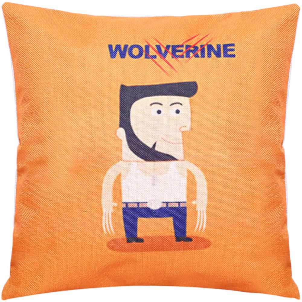 Cushion Cover CARTOON WOLVERINE  45 x 45|Sold in Dturman.com Dubai UAE.