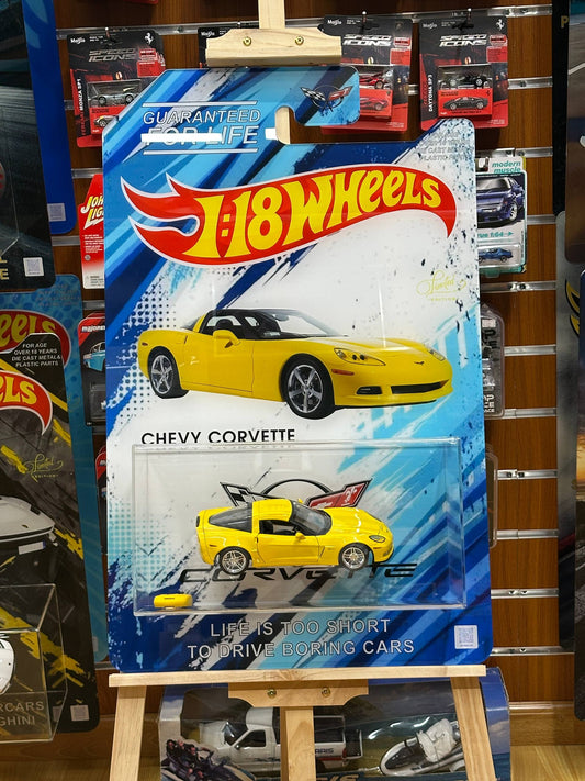 Chevrolet Corvette Wheels 3D Luxury Art – 1:18 Licensed Model