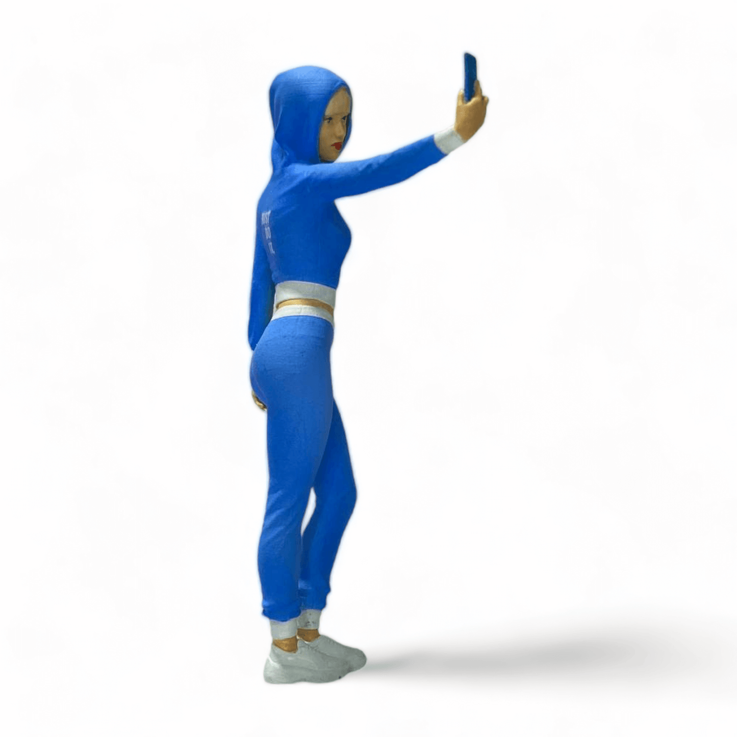 Scale Figure Selfie Girl Nike Dress Blue by SF 1/18 SF-118000