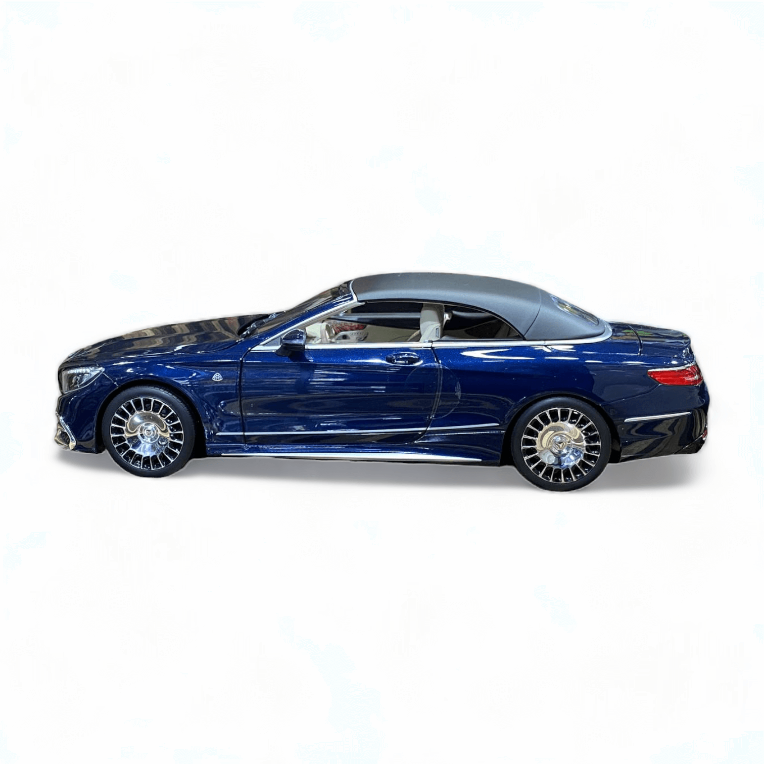 1/18 Diecast Mercedes-Maybach S650 Cabriolet Dark Blue Norev Blue Model Car|Sold in Dturman.com Dubai UAE.