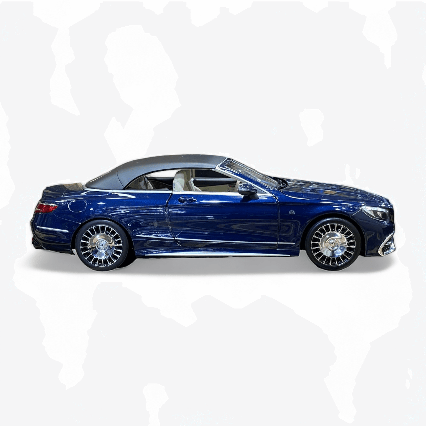 1/18 Diecast Mercedes-Maybach S650 Cabriolet Dark Blue Norev Blue Model Car|Sold in Dturman.com Dubai UAE.
