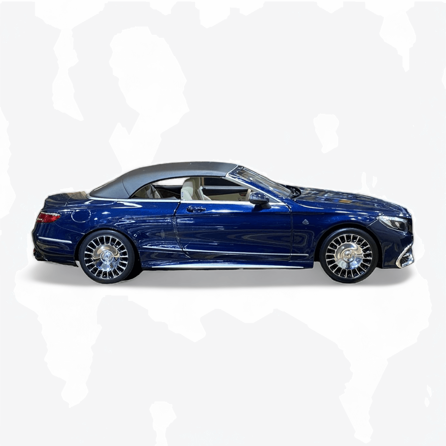 1/18 Diecast Mercedes-Maybach S650 Cabriolet Dark Blue Norev Blue Model Car|Sold in Dturman.com Dubai UAE.
