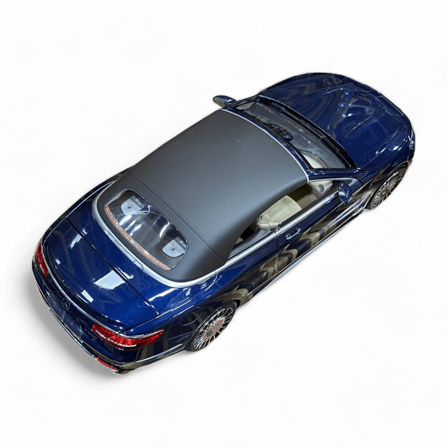1/18 Diecast Mercedes-Maybach S650 Cabriolet Dark Blue Norev Blue Model Car|Sold in Dturman.com Dubai UAE.