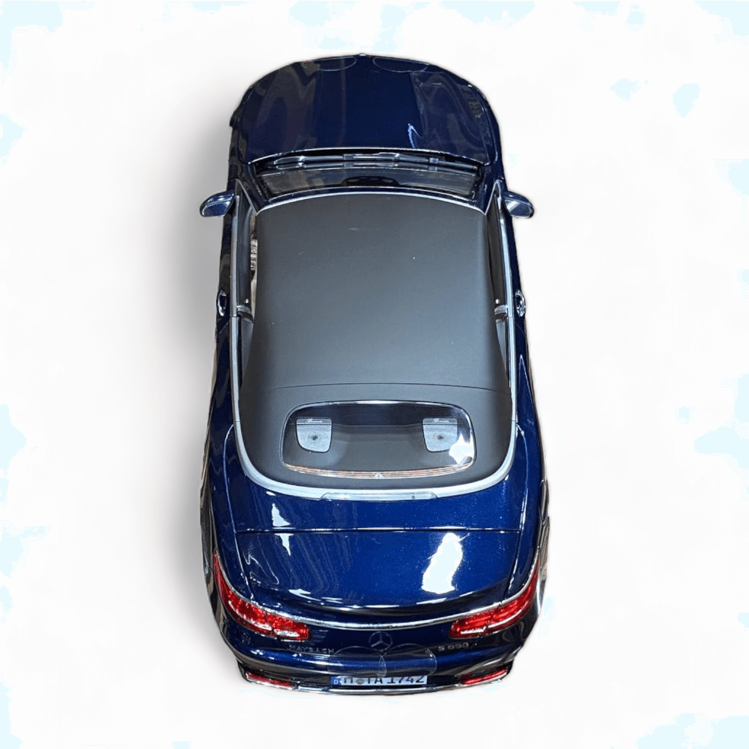 1/18 Diecast Mercedes-Maybach S650 Cabriolet Dark Blue Norev Blue Model Car|Sold in Dturman.com Dubai UAE.